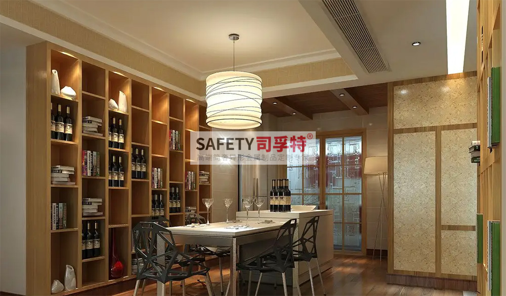 酒柜放到哪里合適？什么酒柜顯得高檔？【不銹鋼酒柜(圖4)